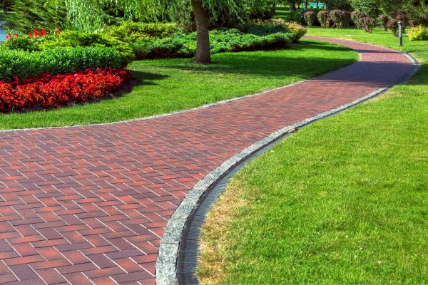 Brick Walkway Installation in Rockwall