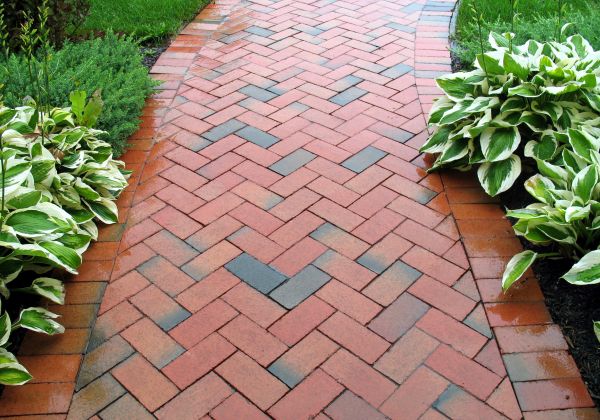 Brick Walkway Repair in Rockwall