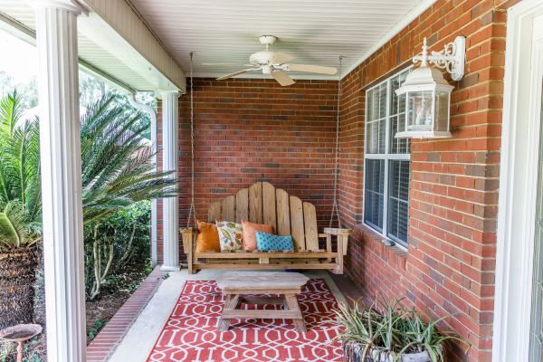 Porch Brick Repair in Rockwall