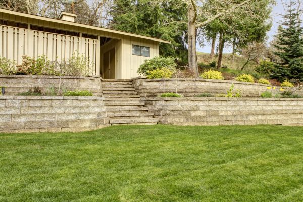 Retaining Wall Construction in Rockwall