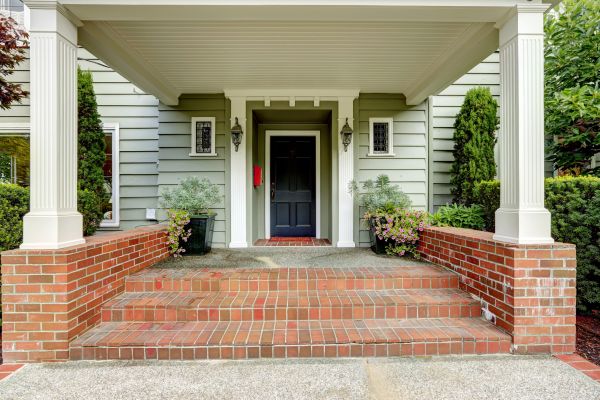 Front Porch Masonry Repair in Rockwall