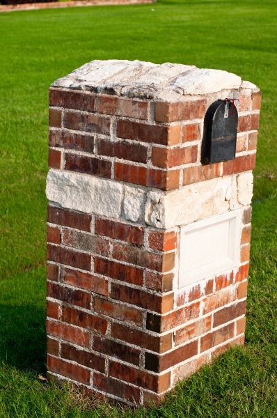 Brick Mailbox Installation in Rockwall
