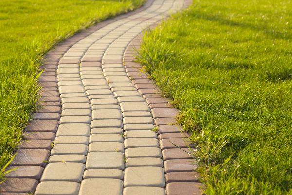 Sidewalk Brick Repair in Rockwall