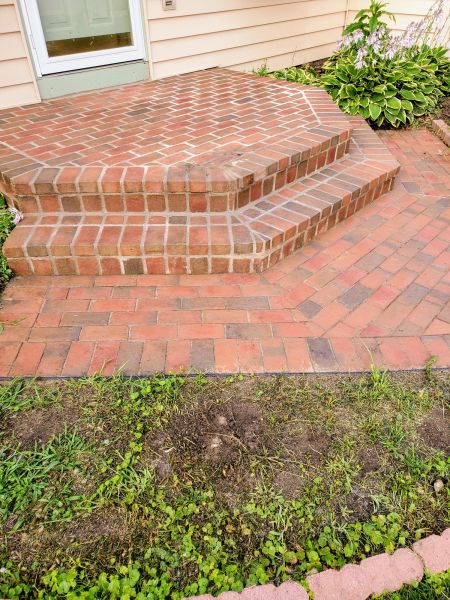 Brick Stoop Repair in Rockwall